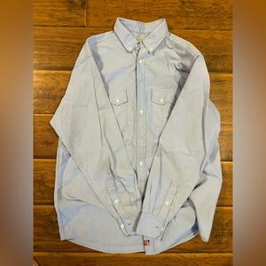 Classic Blue Button-Down Shirt